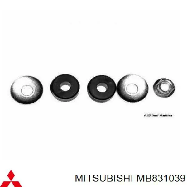 Втулка стійки переднього стабілізатора Mitsubishi MB831039 ціна, від 3.44 USD
