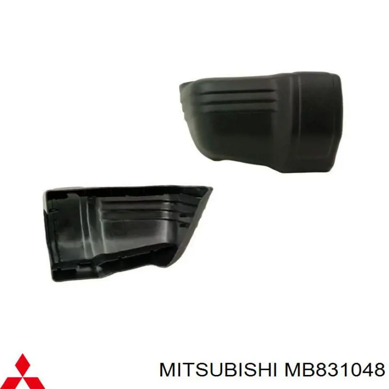 MB831048 Mitsubishi Бампер передній ікло праве