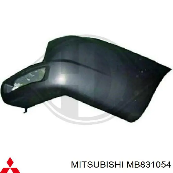 Бампер задній, права частина Mitsubishi MB831054 ціна, від 44.34 USD