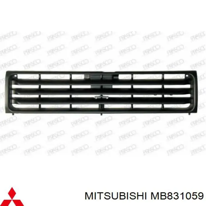 Облицювання радіатора Mitsubishi MB831059 ціна, від 33.75 USD