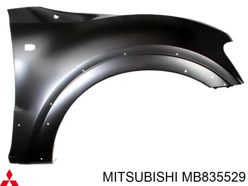 Крило переднє ліве Mitsubishi Pajero 2 Canvas Top (V2W, V4W) (Міцубісі Паджеро)