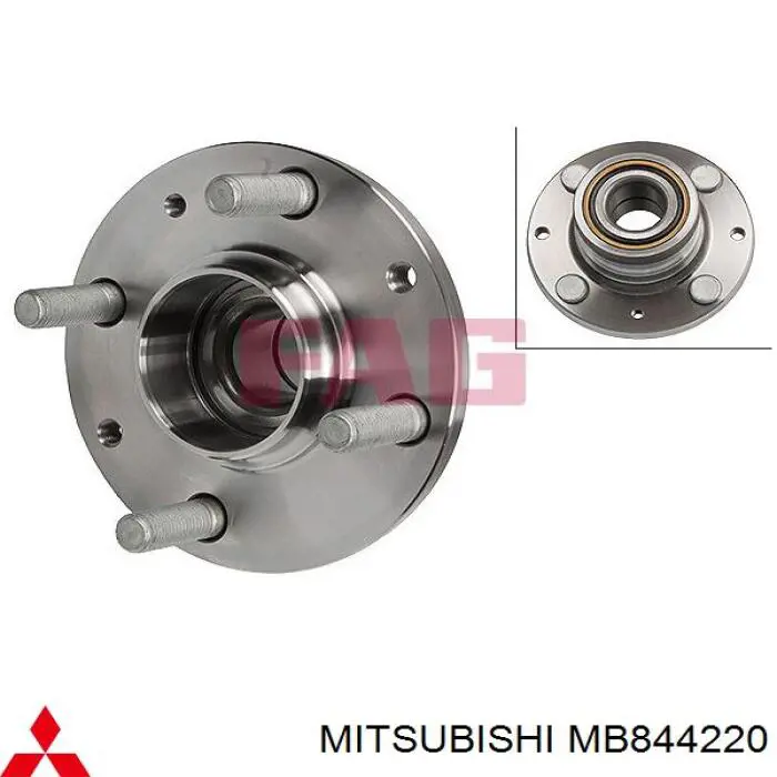 MB844220 Mitsubishi Маточина задня