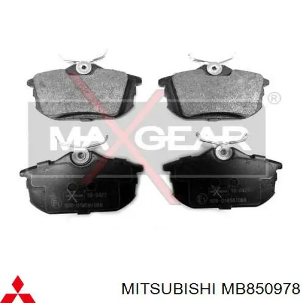 Задні гальмівні колодки Mitsubishi MB850978 ціна, від 18.36 USD