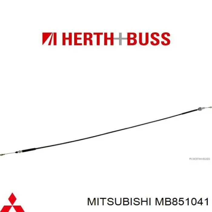 MB851041 Mitsubishi Трос зчеплення