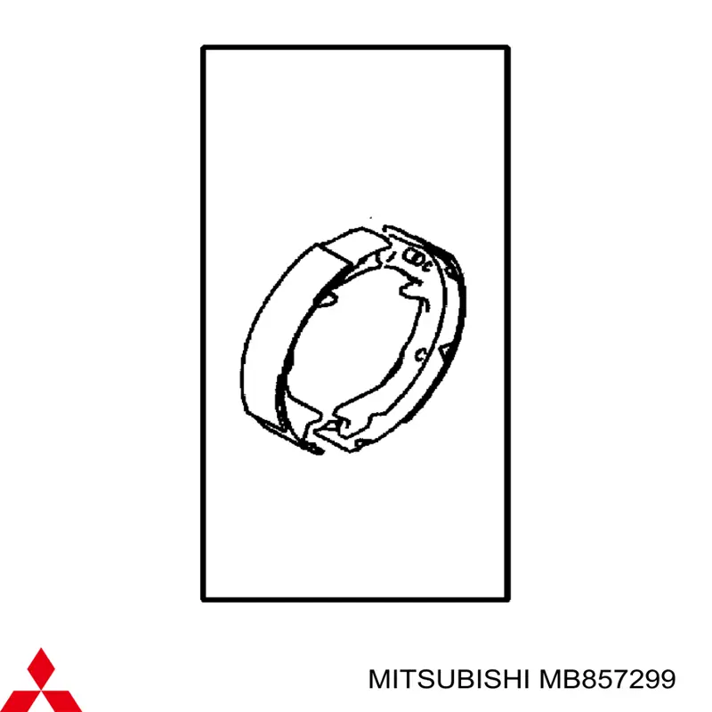 Купити MB857299 Mitsubishi Пружина притискна задніх барабанних колодок