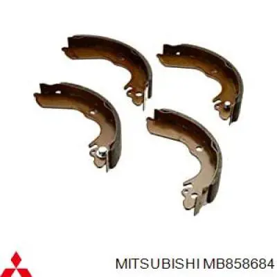 Колодки гальмові задні, барабанні Mitsubishi MB858684 ціна, від 14.96 USD