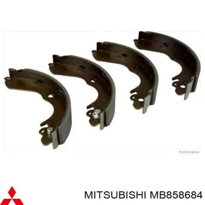 Купити MB858684 Mitsubishi Колодки гальмові задні, барабанні