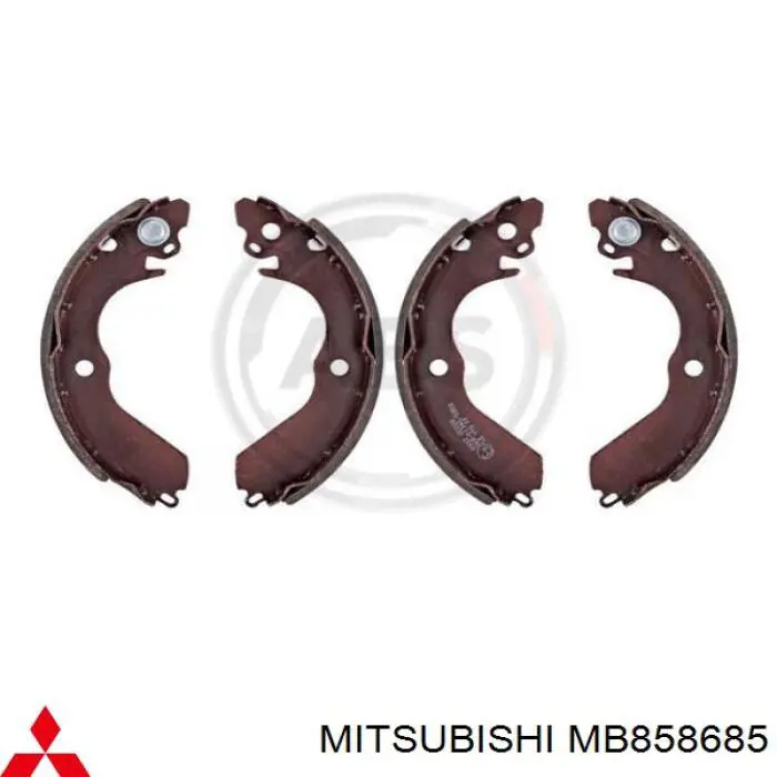 Колодки гальмові задні, барабанні Mitsubishi MB858685 ціна, від 14.96 USD