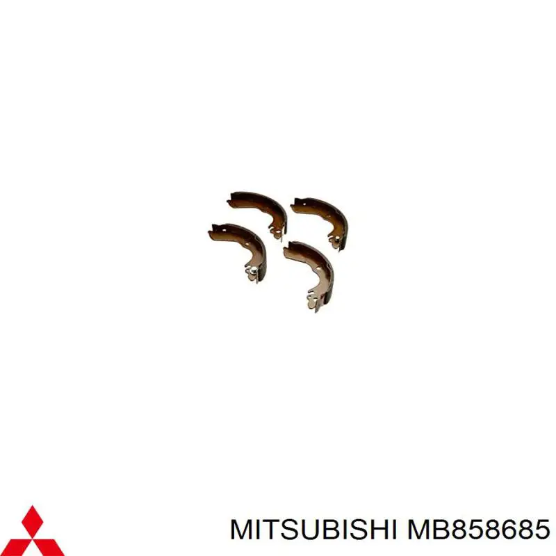 MB858685 Mitsubishi колодки гальмові задні, барабанні