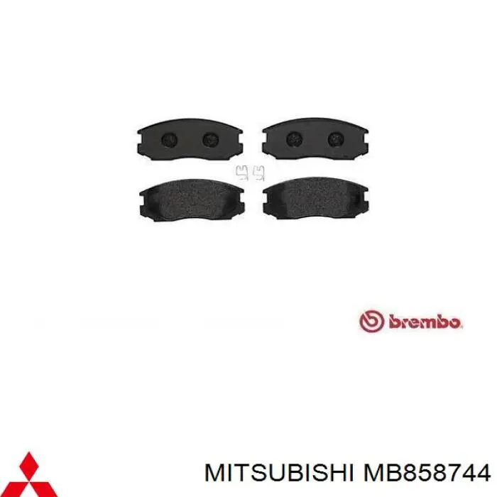 Колодки гальмівні передні, дискові MB858744 Mitsubishi