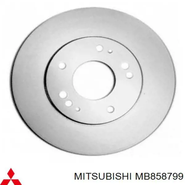 MB858799 Mitsubishi диск гальмівний передній