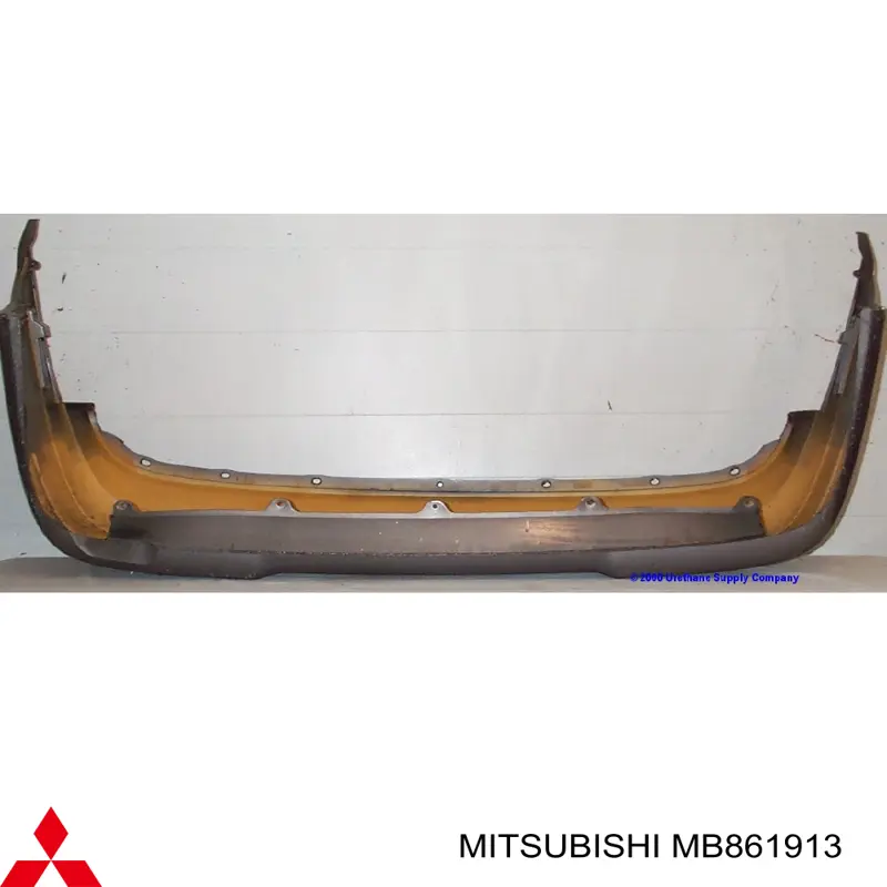 MB861913 Mitsubishi Буфер (бампер) задній