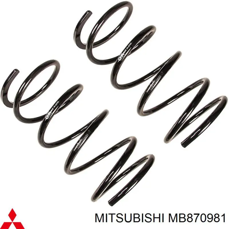 ZC2435D Japan Parts Пружина амортизатора передняя
