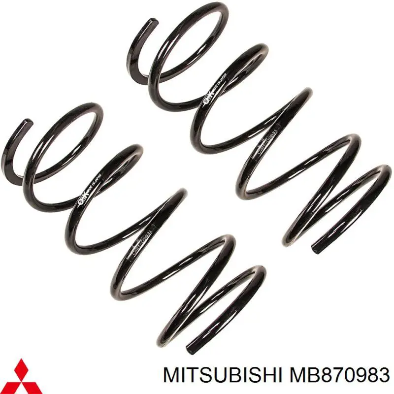MB870983 Mitsubishi пружина передня