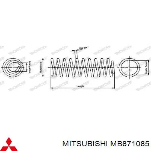 Купити MB871085 Mitsubishi Задні пружини