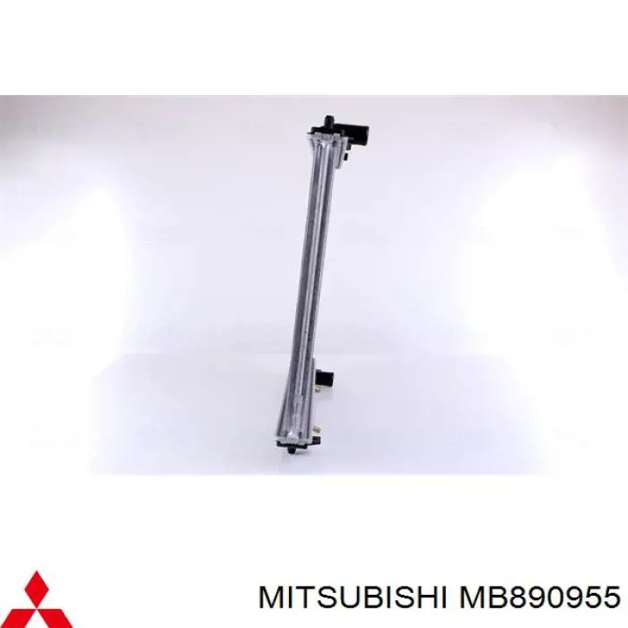 MB890955 Mitsubishi радіатор охолодження двигуна
