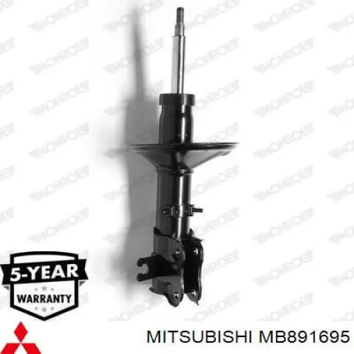 Амортизатор передньої підвіски, лівий Mitsubishi MB891695 ціна, від 42.94 USD
