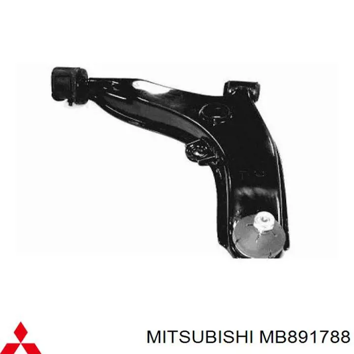 Важіль передньої підвіски нижній, правий Mitsubishi MB891788 ціна, від 34.81 USD
