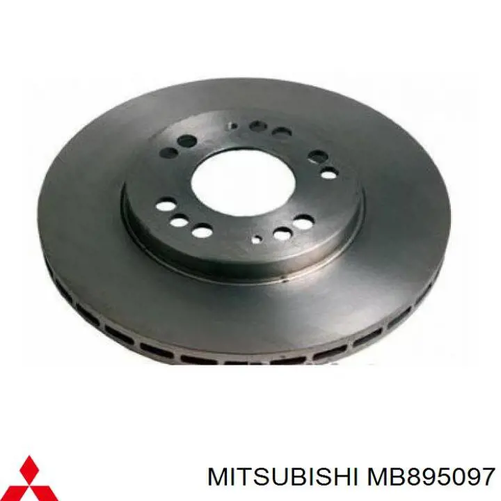 MB895097 Mitsubishi диск гальмівний передній