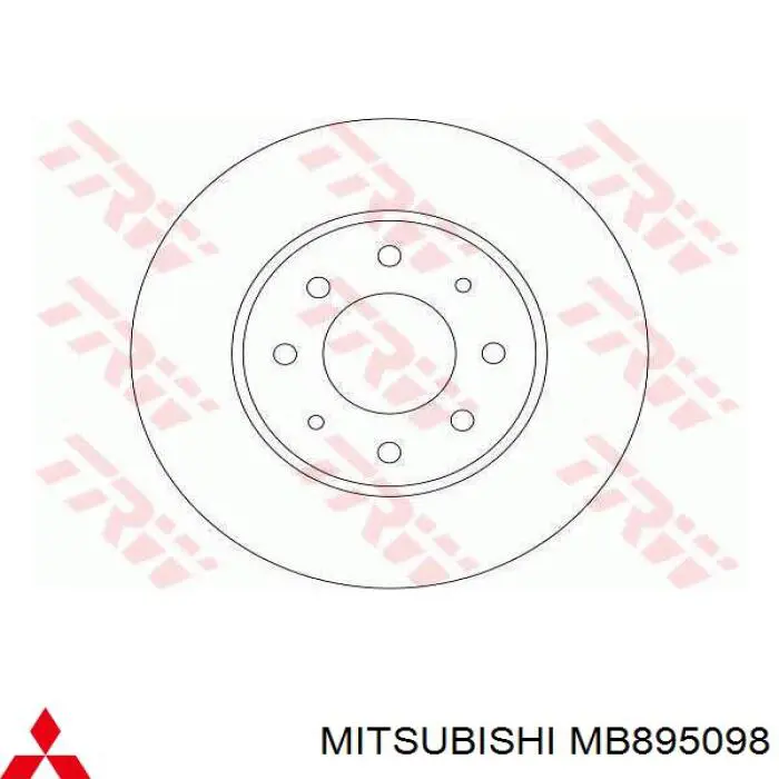 MB895098 Mitsubishi Гальмо дискове переднє