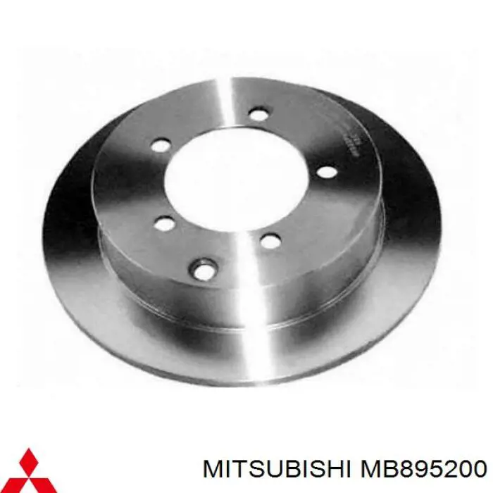 MB895200 Mitsubishi диск гальмівний задній