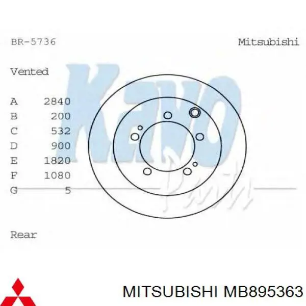 Гальмівні диски 6105595 Ashika