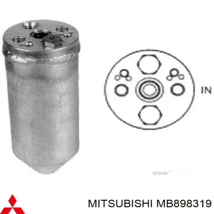 Ресивер-осушувач кондиціонера MB898319 Mitsubishi