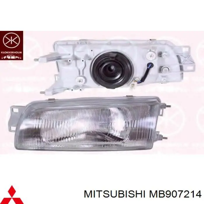 MB907214 Mitsubishi фара права