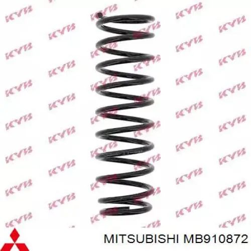 Пружина задня Mitsubishi MB910872 ціна, від 32.46 USD