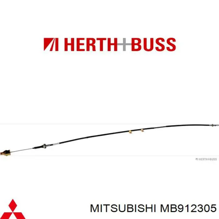 Трос зчеплення Mitsubishi MB912305 ціна, від 18.71 USD