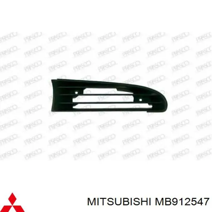 MB912547 Mitsubishi решітка радіатора ліва
