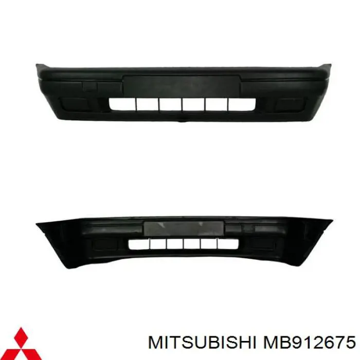 Передній бампер на Mitsubishi L200 K4T