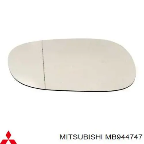 Купити MB944747 Mitsubishi Дзеркальний елемент дзеркала заднього виду, лівого