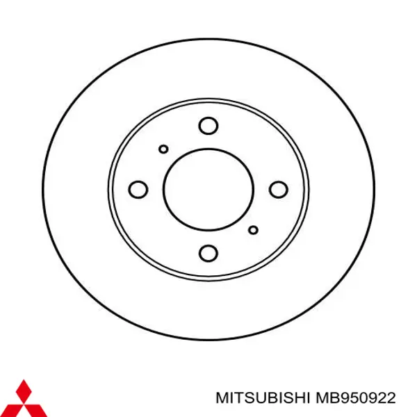 Купити MB950922 Mitsubishi Ротор гальмівний