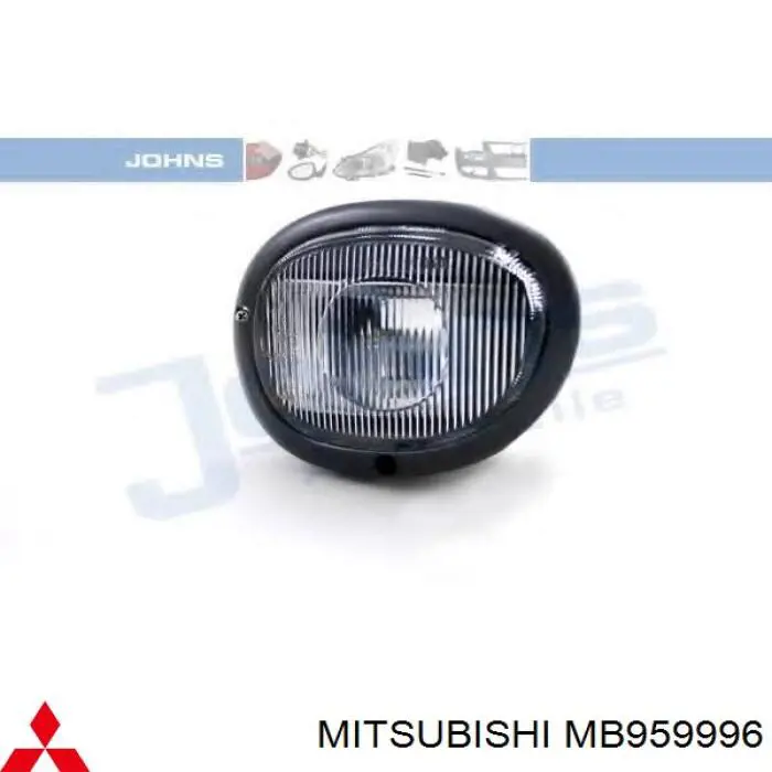 Фара протитуманна, права Mitsubishi Galant 7 (E5A, E7A, E8A) (Міцубісі Галант)