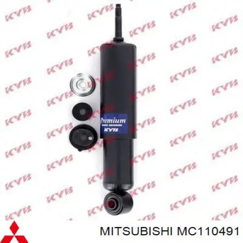 Стойка амортизатора передняя Mitsubishi MC110491 ціна, від 42.48 USD