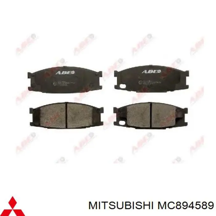 Колодки гальмівні передні, дискові MC894589 Mitsubishi