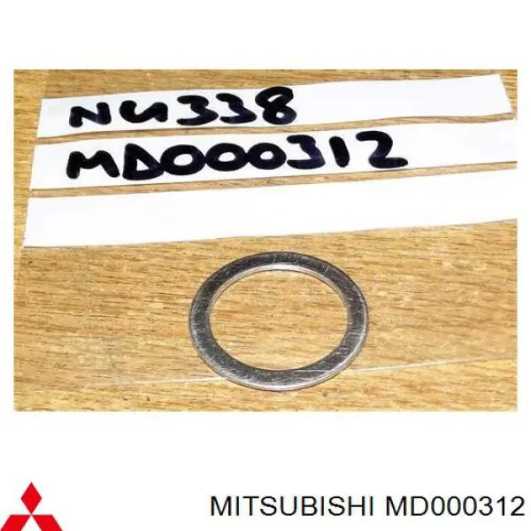Прокладка зливної пробки редуктора Mitsubishi MD000312 ціна, від 0.44 USD