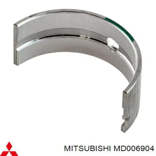 MD006904 Mitsubishi вкладиші колінвала, корінні, комплект, стандарт (std)