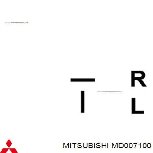 Генератор Mitsubishi MD007100 ціна, від 60.81 USD