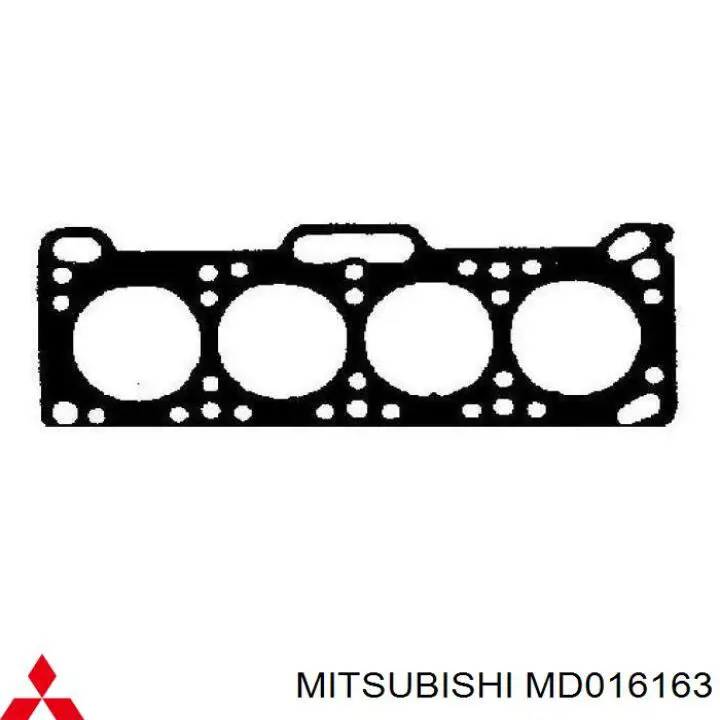 MD016163 Mitsubishi прокладка головки блока циліндрів (гбц)