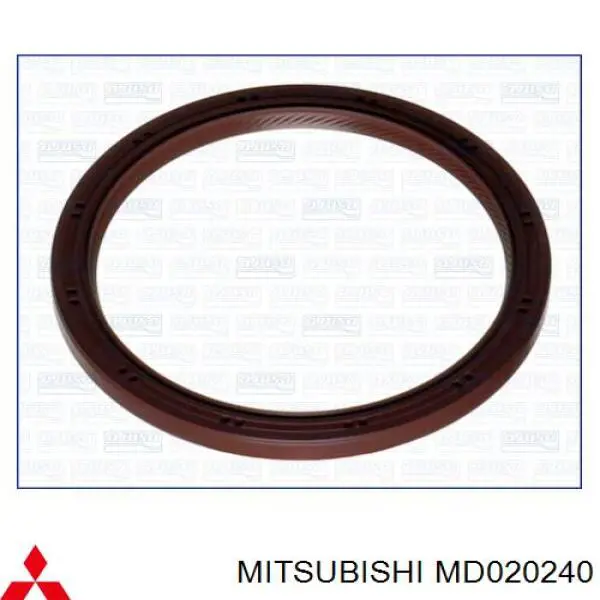 Сальник колінвала двигуна, задній MD020240 Mitsubishi