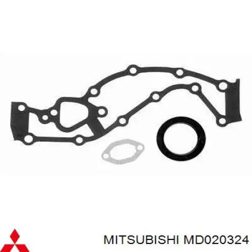 Прокладка передньої кришки двигуна, права Mitsubishi Pajero 1 (L04G) (Міцубісі Паджеро)