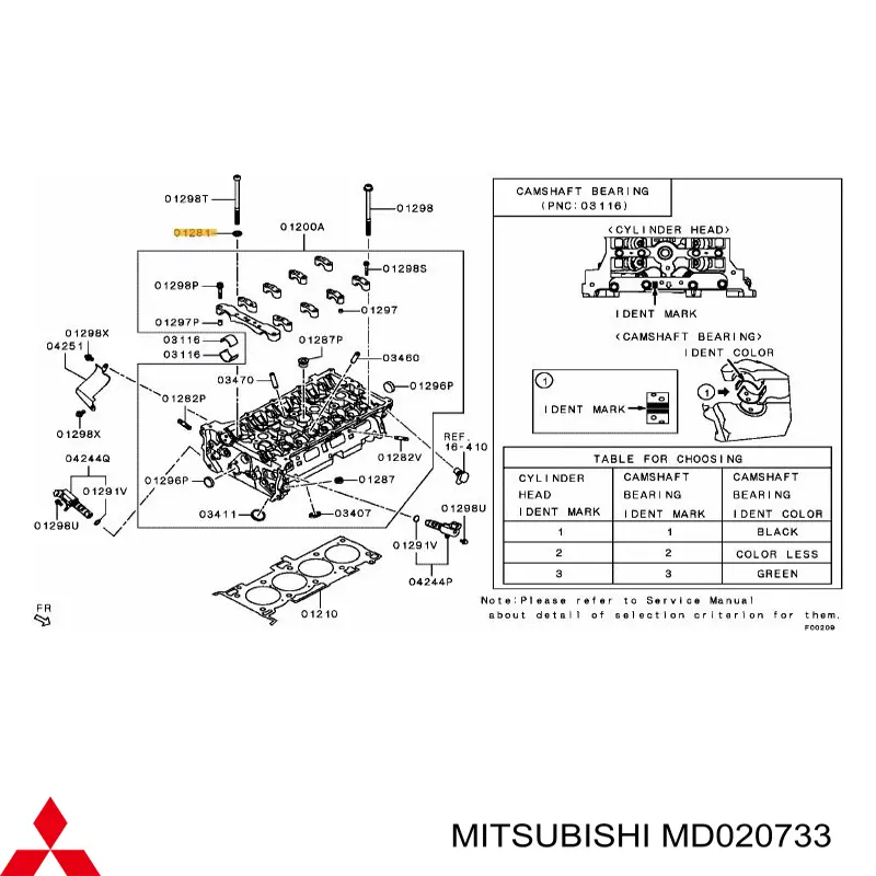Шайба болта головки блоку (ГБЦ) Mitsubishi L 200 (K60, K70) (Міцубісі Л200)