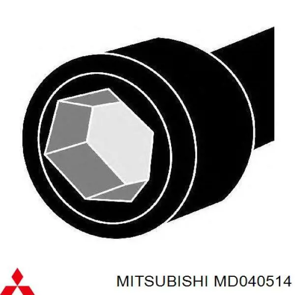Болт головки блока циліндрів, ГБЦ Mitsubishi MD040514 ціна, від 5.74 USD