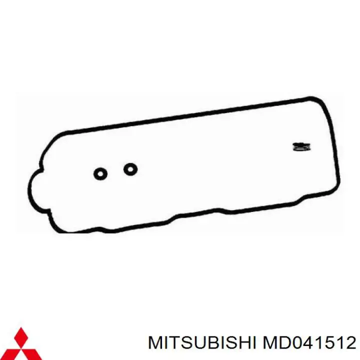 MD041512 Mitsubishi прокладка клапанної кришки двигуна