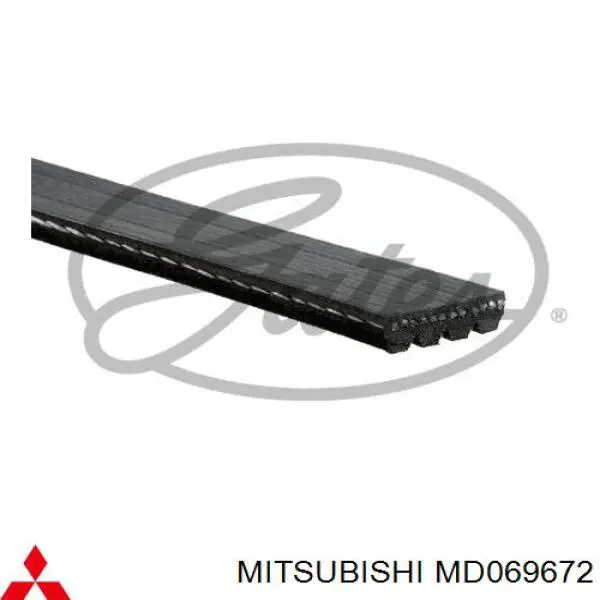MD069672 Mitsubishi ремінь приводний, агрегатів