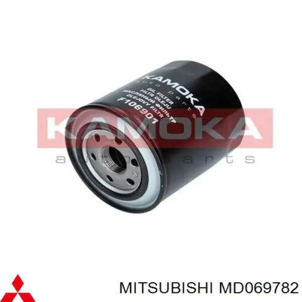 Масляний фільтр двигуна Mitsubishi MD069782 ціна, від 8.34 USD