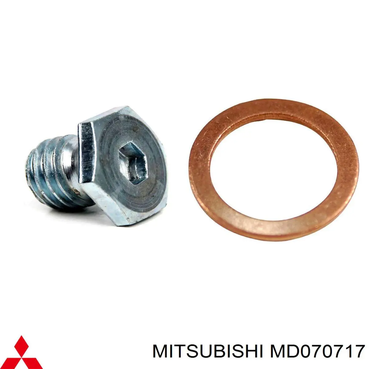 MD070717 Mitsubishi прокладка пробки піддону двигуна