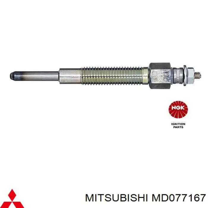 MD077167 Mitsubishi свічка накалу